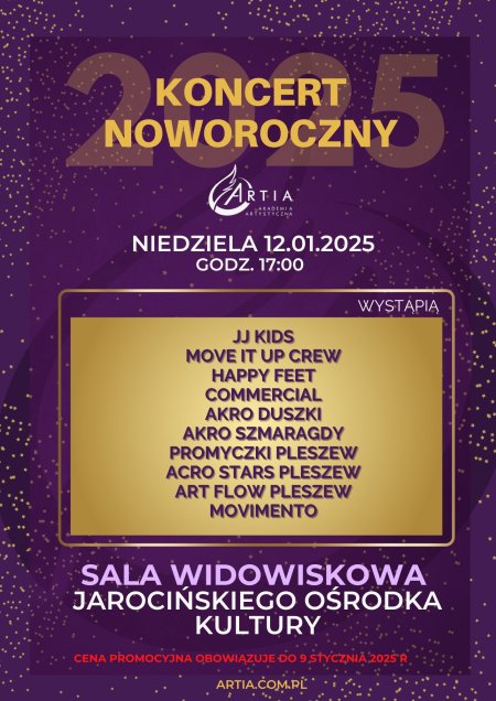 ARTIA Akademia Artystyczna - Koncert Noworoczny 2025 - Jarocin, Pleszew - koncert