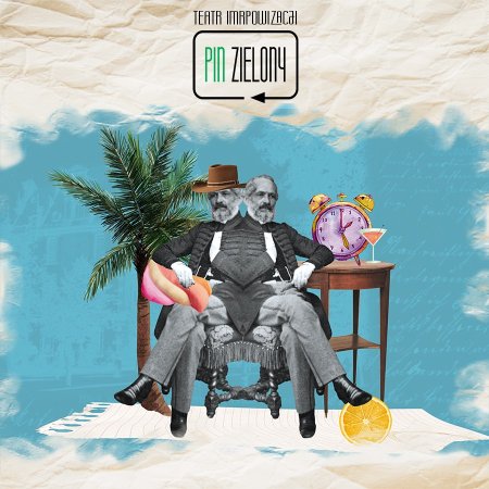 Pin Zielony - Teatr Improwizacji - Będę grał w grę - improwizowane show komediowe - spektakl