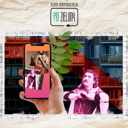 Pin Zielony - Teatr Improwizacji - It’s a match - improwizowany tinder - spektakl