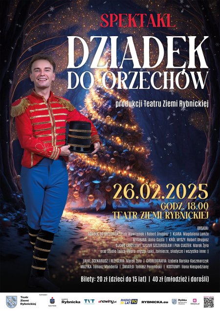 "Dziadek do Orzechów" Teatru Ziemi Rybnickiej. Teatr Lalek Marka Żyły i Studia Tańca VIVERO - spektakl