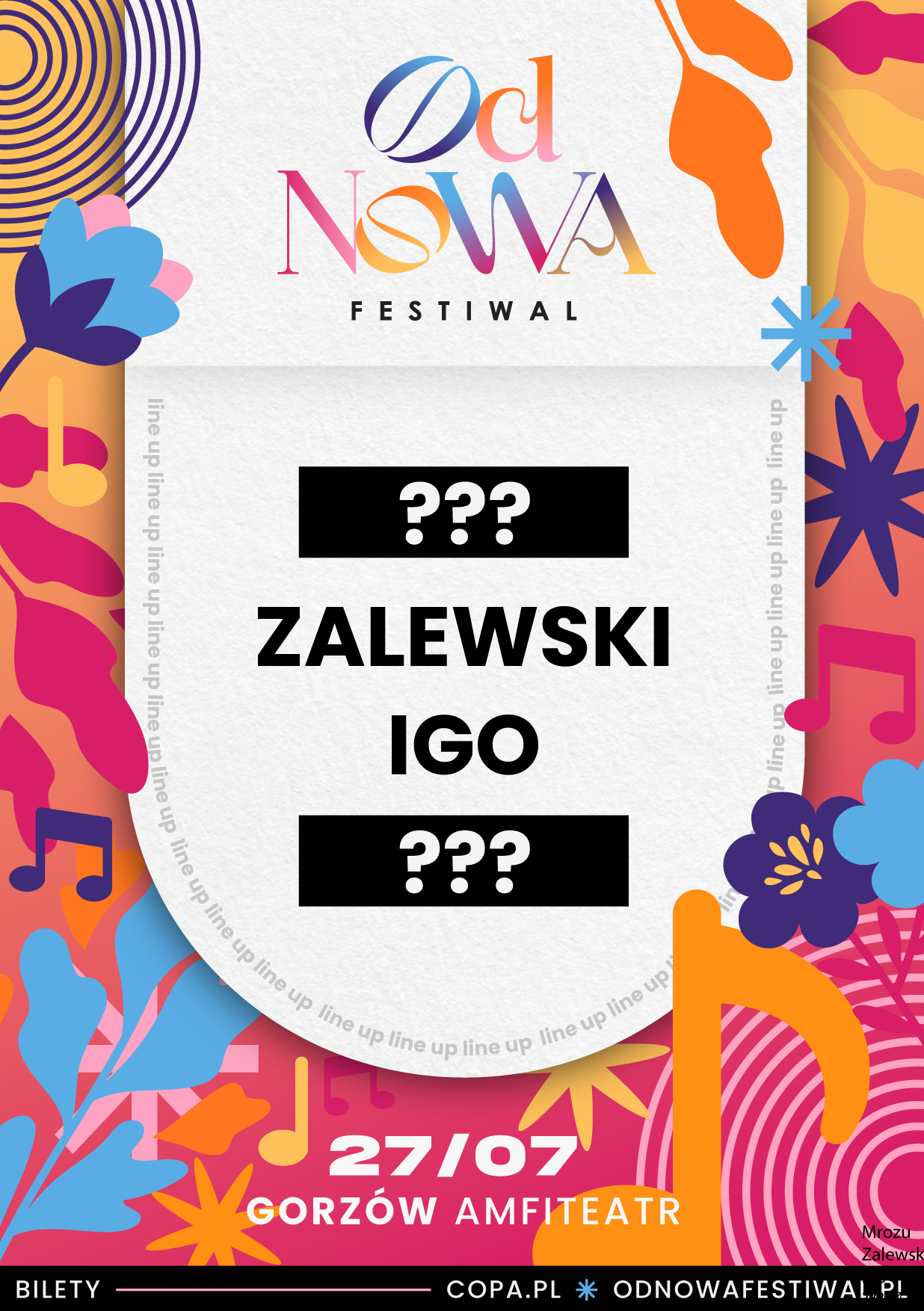 Plakat Od Nowa Festiwal Gorzów Wielkopolski 418682