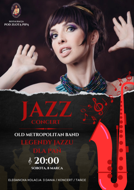 Dzień Kobiet z Legendami Jazzu - Old Metropolitan Band - koncert
