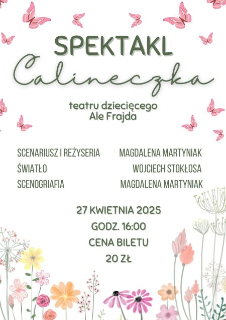 SPEKTAKL CALINECZKA - TEATR ALE FRAJDA - spektakl