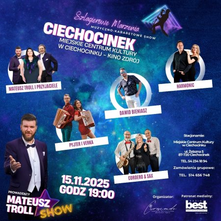 Szlagierowe Marzenia - muzyczno-kabaretowe show - koncert