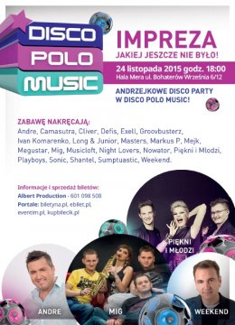 Andrzejkowe Disco Party - koncert