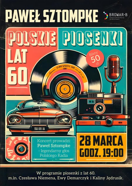 Paweł Sztompke: Polskie Piosenki lat '60 - koncert