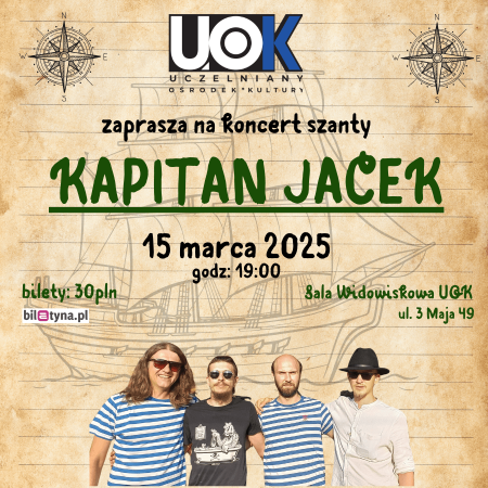 Koncert szanty: Kapitan Jacek - koncert