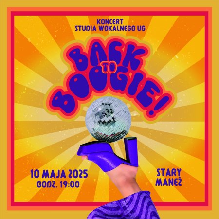 Back to boogie! - Soul, Funk i disco na żywo! - koncert