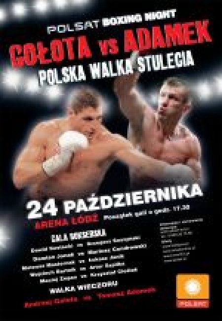 POLSAT BOXING NIGHT - GOŁOTA vs. ADAMEK  - sport