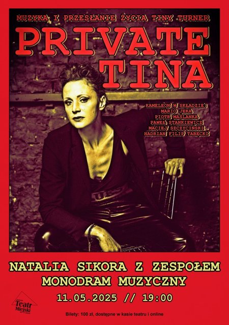 KONCERT NATALII SIKORY Z ZESPOŁEM KAMELEON - PRIVATE TINA - koncert
