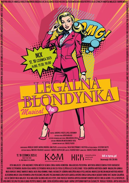 LEGALNA BLONDYNKA JR. - musical, Krakowska Akademia Musicalu - spektakl