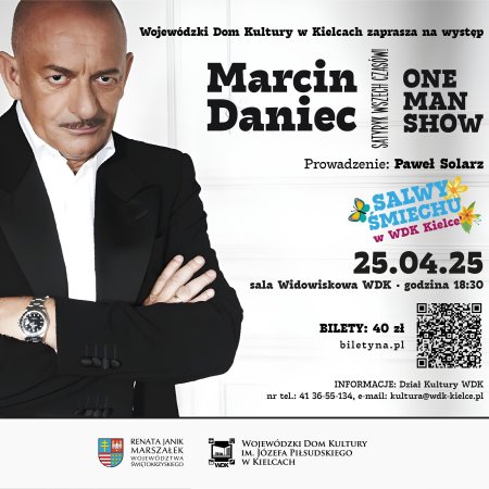 Marcin Daniec - Salwy Śmiechu w WDK - kabaret