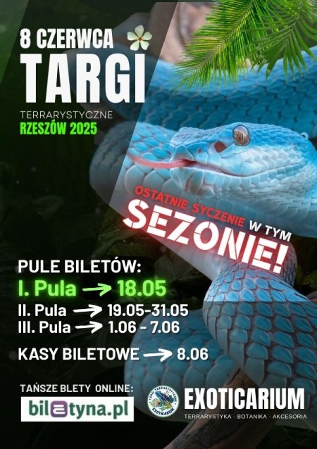 EXOTICARIUM Targi Terrarystyczne - Rzeszów - targi