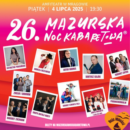 26. Mazurska Noc Kabaretowa - kabaret