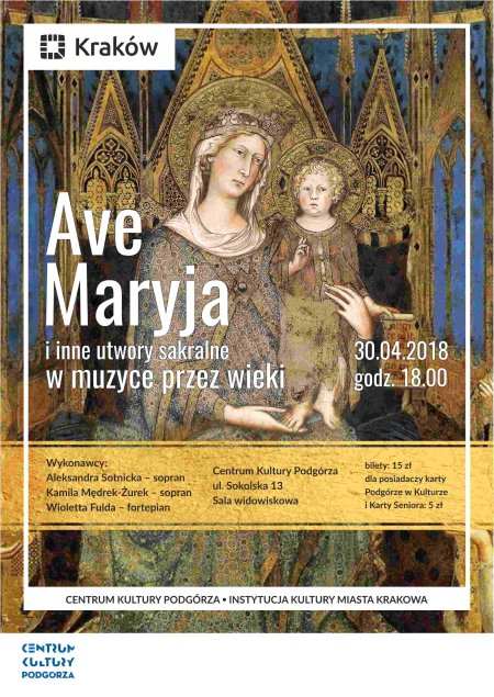 Koncert „Ave Maryja i inne utwory sakralne w muzyce przez wieki” - koncert