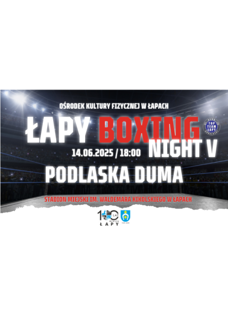 Łapy Boxing Night 5 - sport