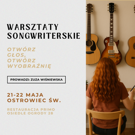 Warsztaty songwriterskie z Zuzą Wiśniewską - inne