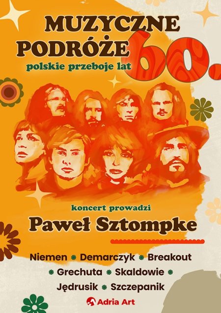 Muzyczne podróże - polskie przeboje lat 60. - koncert