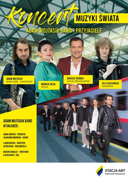 Koncert Muzyki Świata - Adam Wojtasik Band i Przyjaciele - koncert