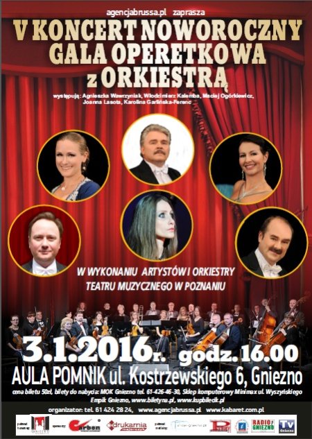 V Koncert Noworoczny - Gala Operetkowa - koncert