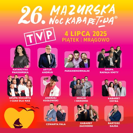 26. Mazurska Noc Kabaretowa - kabaret