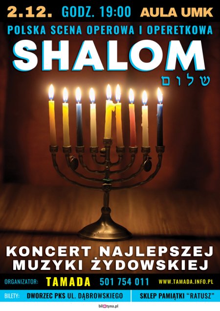 SHALOM - koncert najlepszej muzyki żydowskiej - koncert