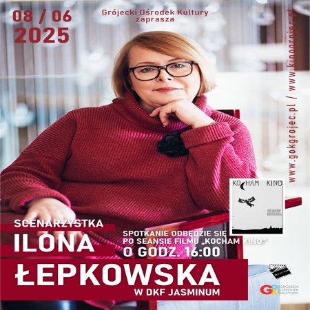 Pokaz filmu &quot;Kocham kino&quot; + spotkanie z Iloną Łepkowską - inne