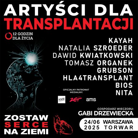 Artyści dla Transplantacji – Zostaw SERCE na Ziemi - koncert