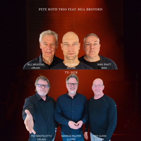 Pete Roth Trio feat. Bill Bruford + TU-NER feat. Pat Mastelotto, Markus Reuter, Trey Gunn na DRUMFEST - koncert
