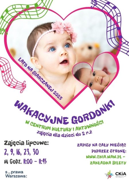 WAKACYJNE GORDONKI W CKIA - dla dzieci