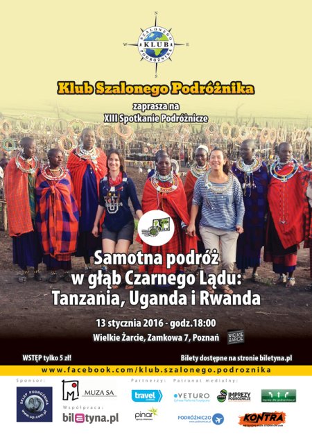 Samotna podróż w głąb Czarnego Lądu: Tanzania, Uganda i Rwanda - inne