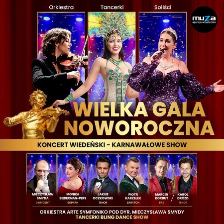 Wielka Gala Noworoczna Koncert Wiedeński - Karnawałowe Show - koncert