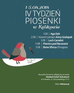 IV Tydzień Piosenki w Krakowie - koncert