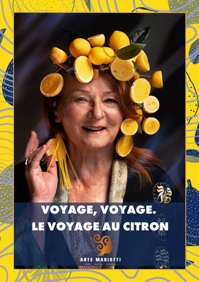 "Voyage, voyage. Le voyage au citron”, monodrame de table joué par Bogusława Schubert Warszawa
