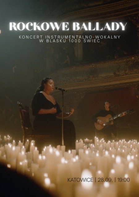 Koncert przy świecach - Rockowe ballady - koncert