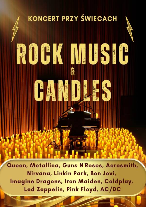 Piano Best Covers: Rock Music & Candles Racibórz