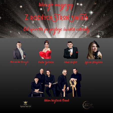 Wieczór Muzyczny z Różnych Stron Świata  - Od Operetki po Przeboje Świata Estrady - koncert