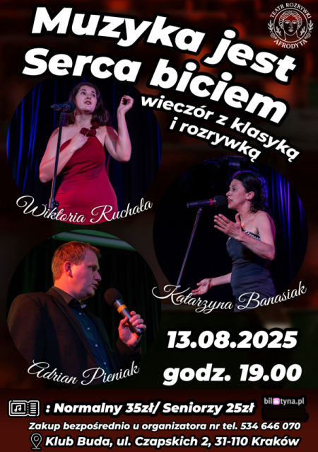 &quot;Muzyka jest Serca biciem&quot;- wieczór z klasyką i rozrywką - koncert