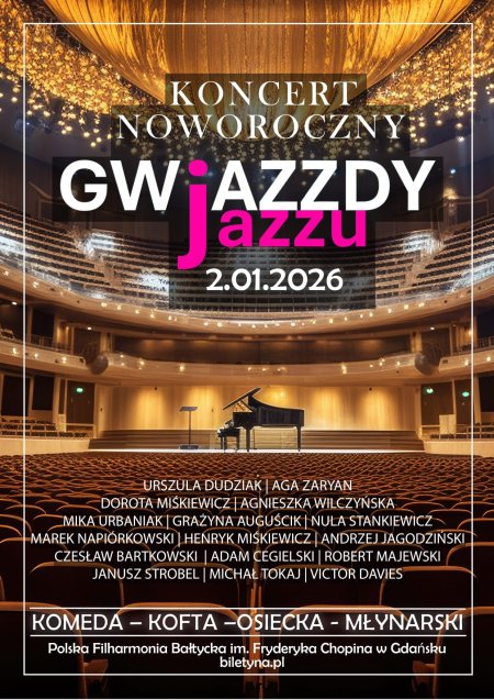 Gwiazdy Jazzu - Koncert Noworoczny - koncert