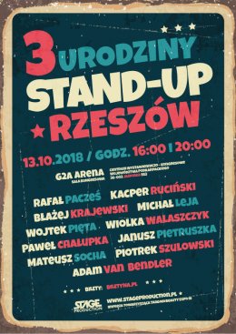3 Urodziny Stand-up Rzeszów - Bilety na stand-up