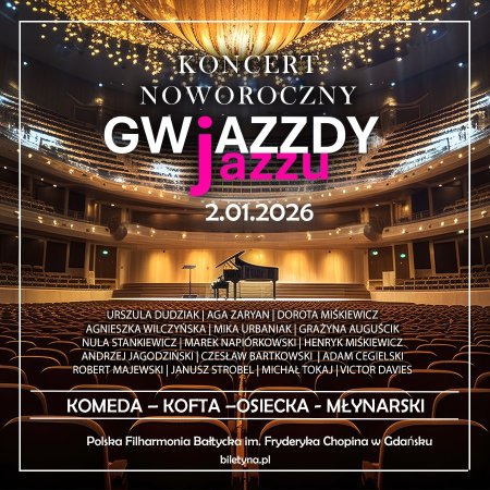 Gwiazdy Jazzu - Koncert Noworoczny - koncert