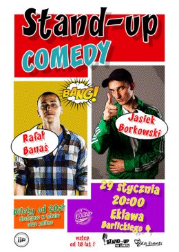 Stand-up Comedy w Ęklawie! Jasiek Borkowski & Rafał Banaś - kabaret