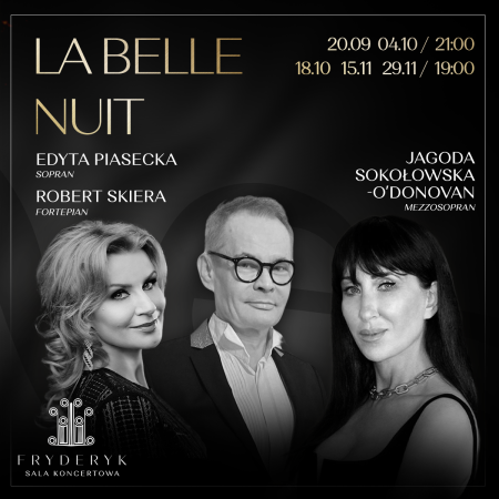 Koncert przy Świecach - La Belle Nuit | Jagoda Sokołowska O'Donovan i Edyta Piasecka - koncert