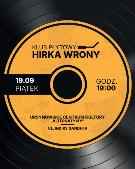 Klub Płytowy Hirka Wrony | spotkania z muzyką w roli głównej - inne