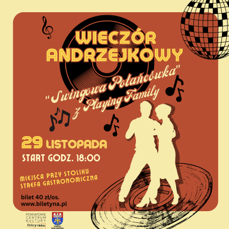 Wieczór Andrzejkowy „Swingowa Potańcówka z Playing Family&quot; - inne