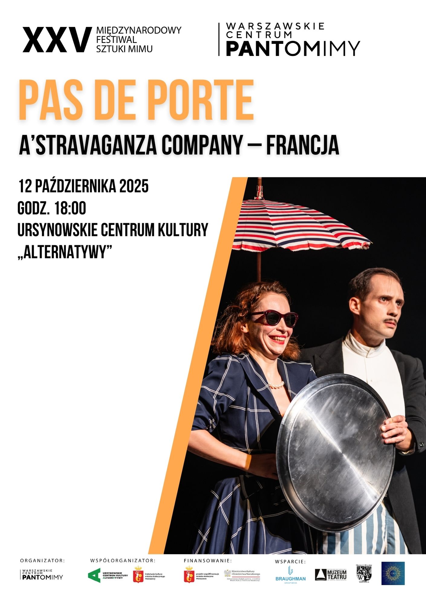 „Pas de porte” | A’Stravaganza Company | Francja | reżyseria: Sara Mangano, Pierre-Ives Massip