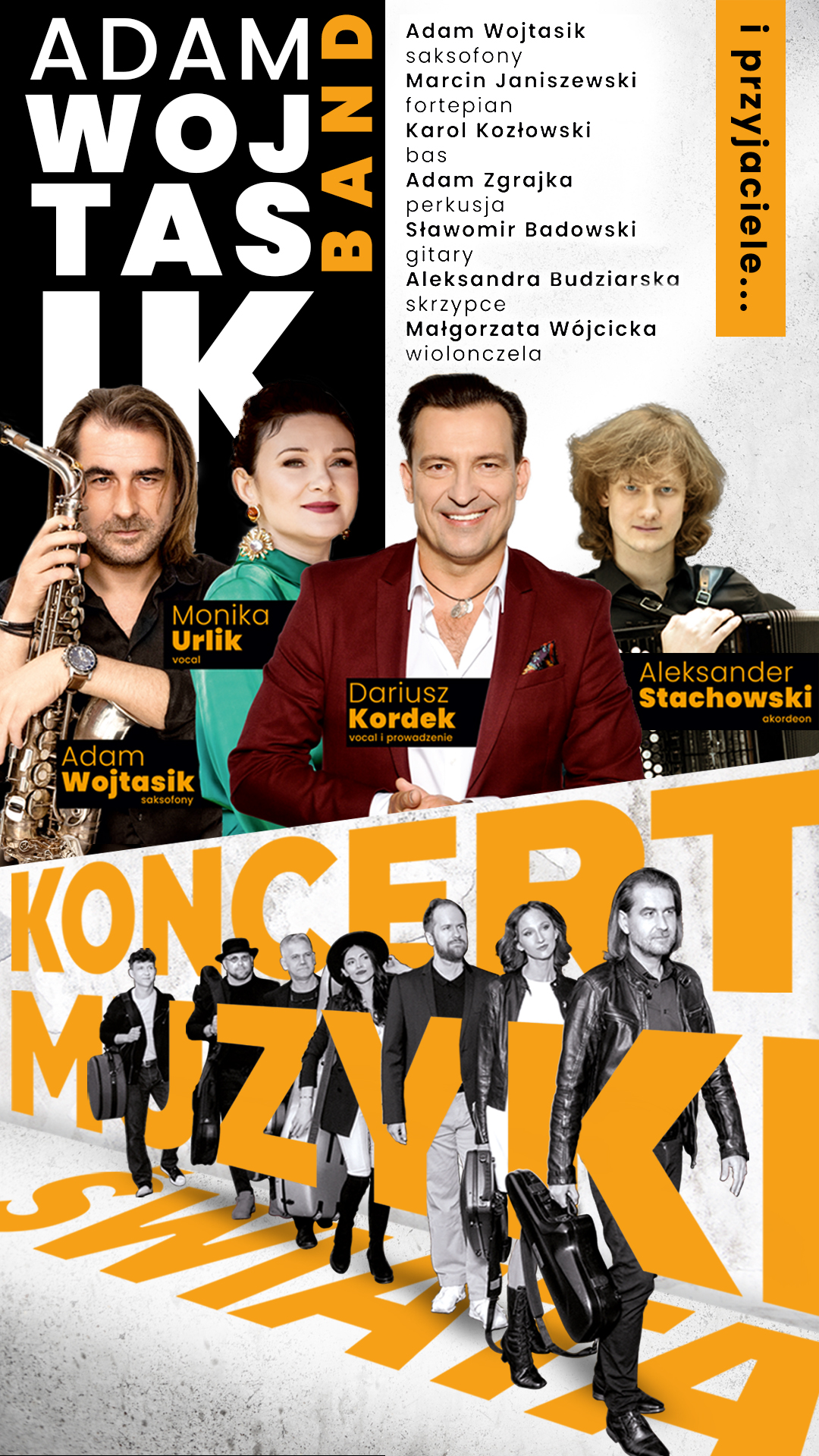 Koncert Muzyki Świata - Adam Wojtasik Band i Przyjaciele Świebodzin