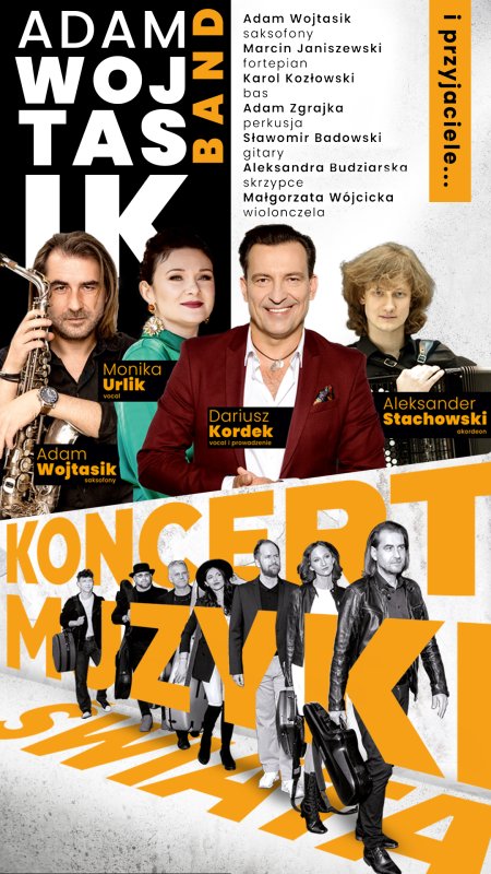 Koncert Muzyki Świata - Adam Wojtasik Band i Przyjaciele - koncert