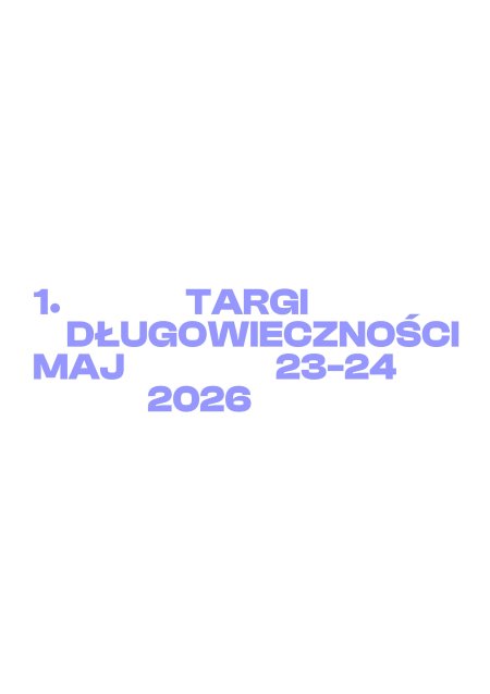Targi Długowieczności - targi