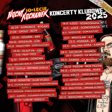 Nocny Kochanek - 10-lecie Trasa Klubowa - koncert